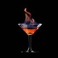 Flaming Lamborghini